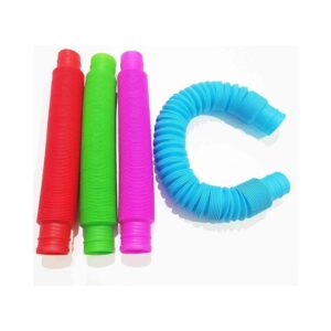 Pop Multi-Color Tubes Sensory Toys for Toddlers