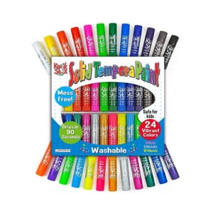 Solid Tempera Paint Pens, Assorted Vibrant Colors