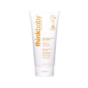 Thinkbaby SPF 50+ Baby Mineral Sunscreen – Safe, Natural Sunblock for Babies