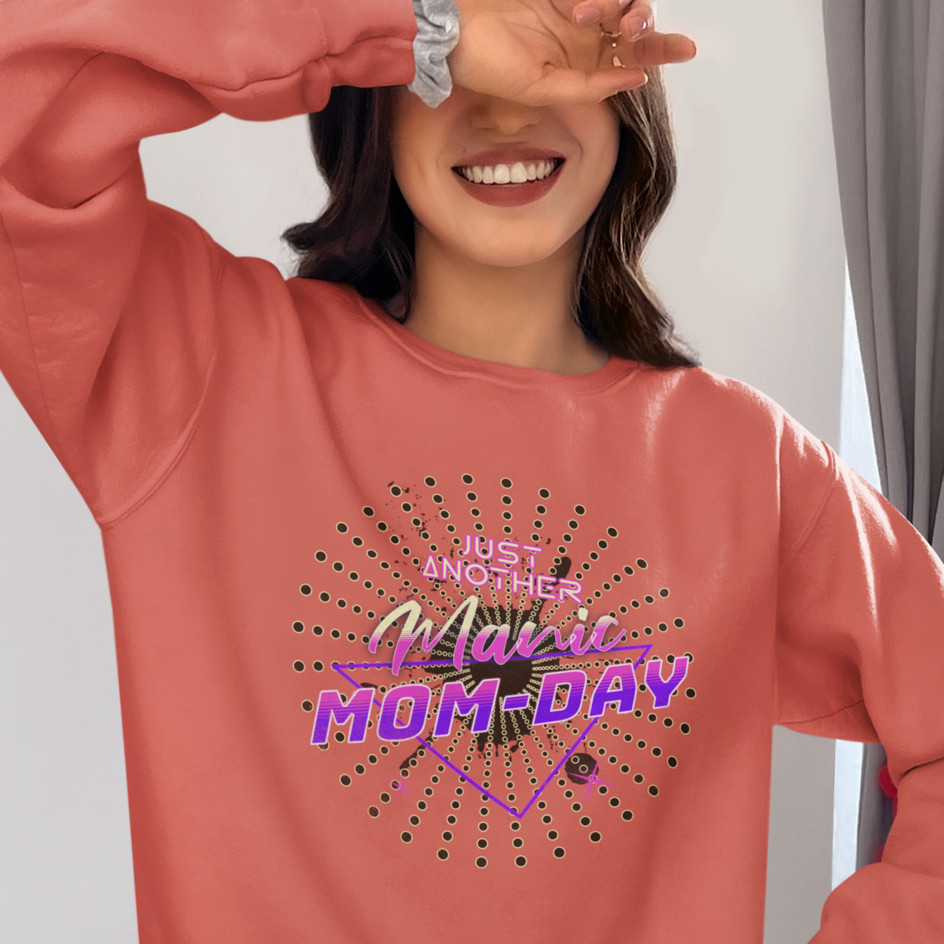 Manic Mom-Day CrewNeck Sweater for