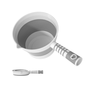Folding Water Ladle Collapsible Water Dipper Water Scoop Foldable Bath Ladle